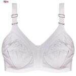 سوتین زنانه بارانه مدل بدون فنر کد 186 رنگ سفید