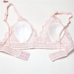 ست شورت و سوتین زنانه ماییلدا مدل گیپوری بدون فنر کد 4752 رنگ صورتی