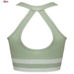 نیم تنه ورزشی زنانه ماییلدا مدل بدون فنر پددار پشت قهرمانی کد 4753 رنگ سبز روشن