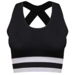 نیم تنه ورزشی زنانه ماییلدا مدل بدون فنر پددار پشت قهرمانی کد 4753 رنگ مشکی