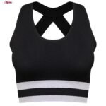 نیم تنه ورزشی زنانه ماییلدا مدل بدون فنر پددار پشت قهرمانی کد 4753 رنگ مشکی