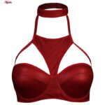 ست شورت و سوتین زنانه ماییلدا مدل فنردار کد 4716-883 رنگ قرمز