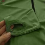 ست سویشرت و شلوار ورزشی زنانه مدل فینگردار کد 4739 -480P رنگ سبز یشمی