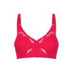 سوتین زنانه لین مدل فنردار پروانه ای کد 602 رنگ سرخابی