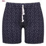 ست تی شرت آستین کوتاه و شلوارک زنانه کوزا مدل پنبه ای کد 9201-5