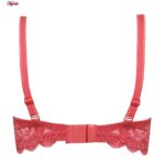 سوتین زنانه پانیذ مدل فنردار گیپوری کد 66337-new رنگ گلبهی