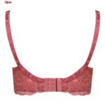 ست شورت و سوتین زنانه پانیذ مدل بدون فنر گیپوری کد 9016 رنگ کالباسی