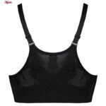 سوتین زنانه اما مدل گنی جلو قزن دار کد 4728-3651 رنگ مشکی