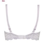 سوتین زنانه پانیذ مدل فنردار گیپوری کد 66337-new رنگ سفید