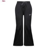 شلوار ورزشی زنانه ماییلدا مدل دمپا گشاد کمرکش کد 4708-2081 رنگ خاکستری تیره