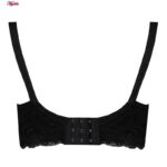 ست شورت و سوتین زنانه پانیذ مدل بدون فنر گیپوری 9016 رنگ مشکی