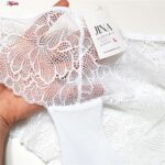 شورت زنانه جینا مدل گیپوری کد 4782-2223 رنگ سفید