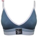 ست نیم تنه و شورت ورزشی زنانه ماییلدا مدل بدون فنر پددار کد 4751 رنگ آبی