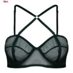 ست شورت و سوتین زنانه ماییلدا مدل توری کد 4783-1828 به همراه نگهدارنده جوراب