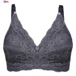 سوتین زنانه پانیذ مدل بدون فنر کد 66327 رنگ طوسی