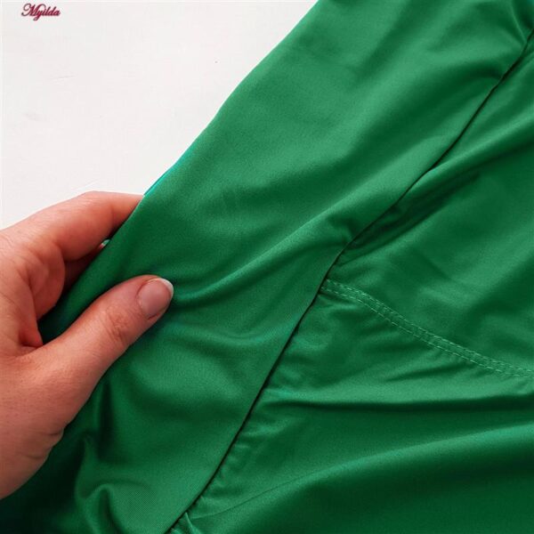 ست سویشرت و شلوار ورزشی زنانه مدل فینگردار کد 4739 -480P رنگ سبز سیدی