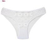 ست شورت و سوتین زنانه پانیذ مدل گیپوری فنردار کد 9036-4