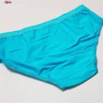 ست شورت و سوتین زنانه پانیذ مدل فنردار گیپوری کد 9008 رنگ آبی فیروزه ای