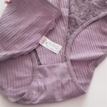 شورت زنانه یوکین مدل نخی کبریتی کد 4741 رنگ یاسی