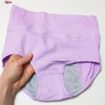 شورتکس زنانه ماییلدا مدل دولایه کمر پهن کد 4747 رنگ یاسی