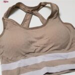 نیم تنه ورزشی زنانه ماییلدا مدل بدون فنر پددار پشت قهرمانی کد 4753 رنگ نسکافه ای