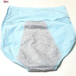 شورتکس زنانه ماییلدا مدل دولایه کمر پهن کد 4747 رنگ آبی