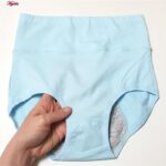 شورتکس زنانه ماییلدا مدل دولایه کمر پهن کد 4747 رنگ آبی