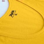 زیرپوش رکابی مردانه ماییلدا مدل پنبه ای کد 4712 رنگ خردلی