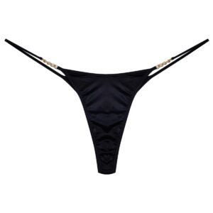 شورت زنانه مدل زنجیردار فانتزی کد 4767-13-10 رنگ مشکی