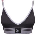 ست نیم تنه و شورت ورزشی زنانه ماییلدا مدل بدون فنر پددار کد 4751 رنگ خاکستری تیره