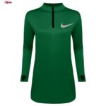 ست سویشرت و شلوار ورزشی زنانه مدل فینگردار کد 4739 -480P رنگ سبز سیدی