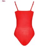 بادی زنانه ماییلدا مدل توری کد 4781-2026 رنگ قرمز