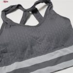 نیم تنه ورزشی زنانه ماییلدا مدل بدون فنر پددار پشت قهرمانی کد 4753 رنگ خاکستری تیره
