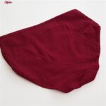 شورت زنانه یوکین مدل نخی کبریتی کد 4741 رنگ زرشکی