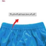 شورت مردانه ماییلدا مدل پنبه ای کد 4700 رنگ آبی فیروزه ای