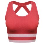 نیم تنه ورزشی زنانه ماییلدا مدل بدون فنر پددار پشت قهرمانی کد 4753 رنگ سرخابی