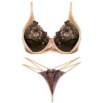 ست شورت و سوتین زنانه پانیذ مدل 9024-CR