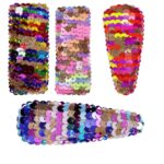 گیره مو زنانه مدل پولک براق