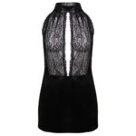 لباس خواب زنانه ماییلدا مدل گیپوری کد 4768-313 رنگ مشکی