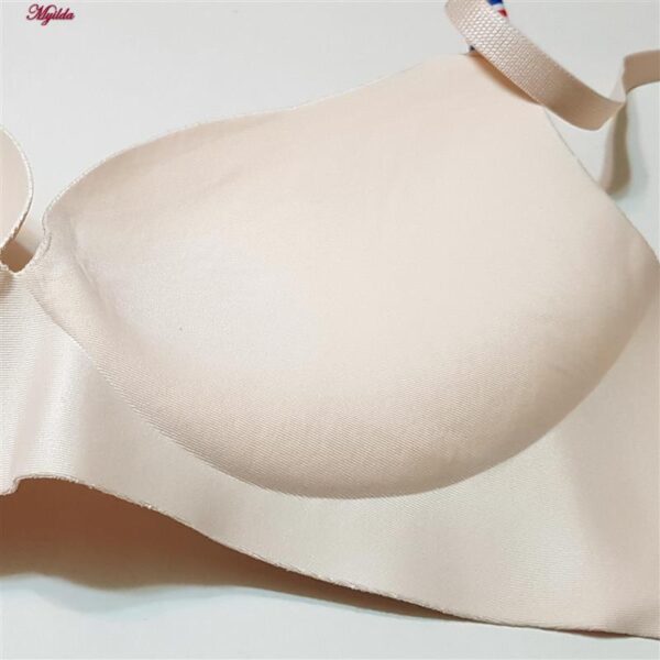 سوتین زنانه ماییلدا مدل بدون فنر پوش آپ کد 4749 رنگ کرم