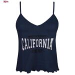 ست تاپ و شلوارک زنانه کوزا مدل 9203 رنگ سرمه ای