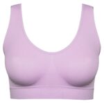 نیم تنه ورزشی زنانه ماییلدا مدل بدون فنر بدون پد کد 4744 رنگ یاسی