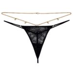 شورت زنانه مدل زنجیردار فانتزی کد 4767-13-04 رنگ مشکی