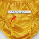 شورت مردانه ماییلدا مدل پنبه ای کد 4700 رنگ خردلی