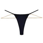 شورت زنانه مدل زنجیردار فانتزی کد 4767-13-01 رنگ مشکی