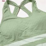 نیم تنه ورزشی زنانه ماییلدا مدل بدون فنر پددار پشت قهرمانی کد 4753 رنگ سبز روشن