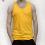 زیرپوش رکابی مردانه ماییلدا مدل پنبه ای کد 4712 رنگ خردلی