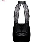 لباس خواب زنانه ماییلدا مدل گیپوری کد 4768-313 رنگ مشکی