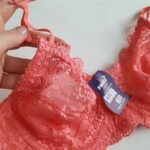 سوتین زنانه پانیذ مدل فنردار گیپوری کد 66367-new رنگ گلبهی