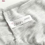 شورت زنانه فیتن فرخ زادی مدل پنبه ای کد 4080-100A رنگ طوسی